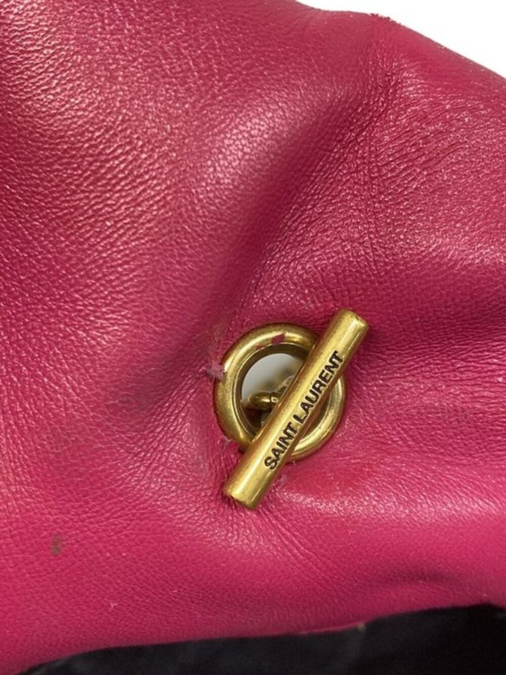 Saint Laurent Paris Shoulder Bag Pink Chain - Picture 10 of 15